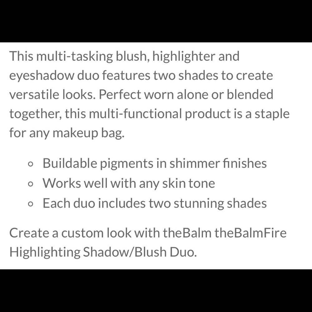 The BalmFire blush/highlighter palette - Picture 8 of 8